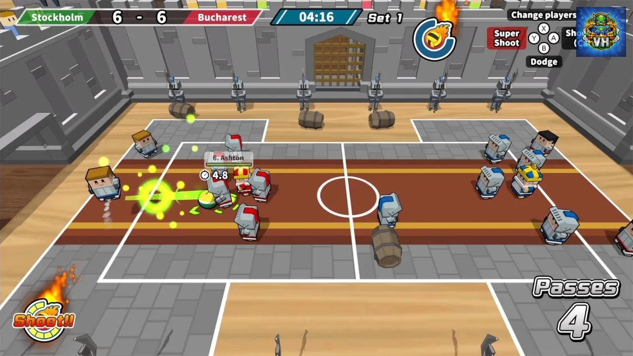 Desktop Dodgeball Nintendo Switch - ảnh màn hình 2