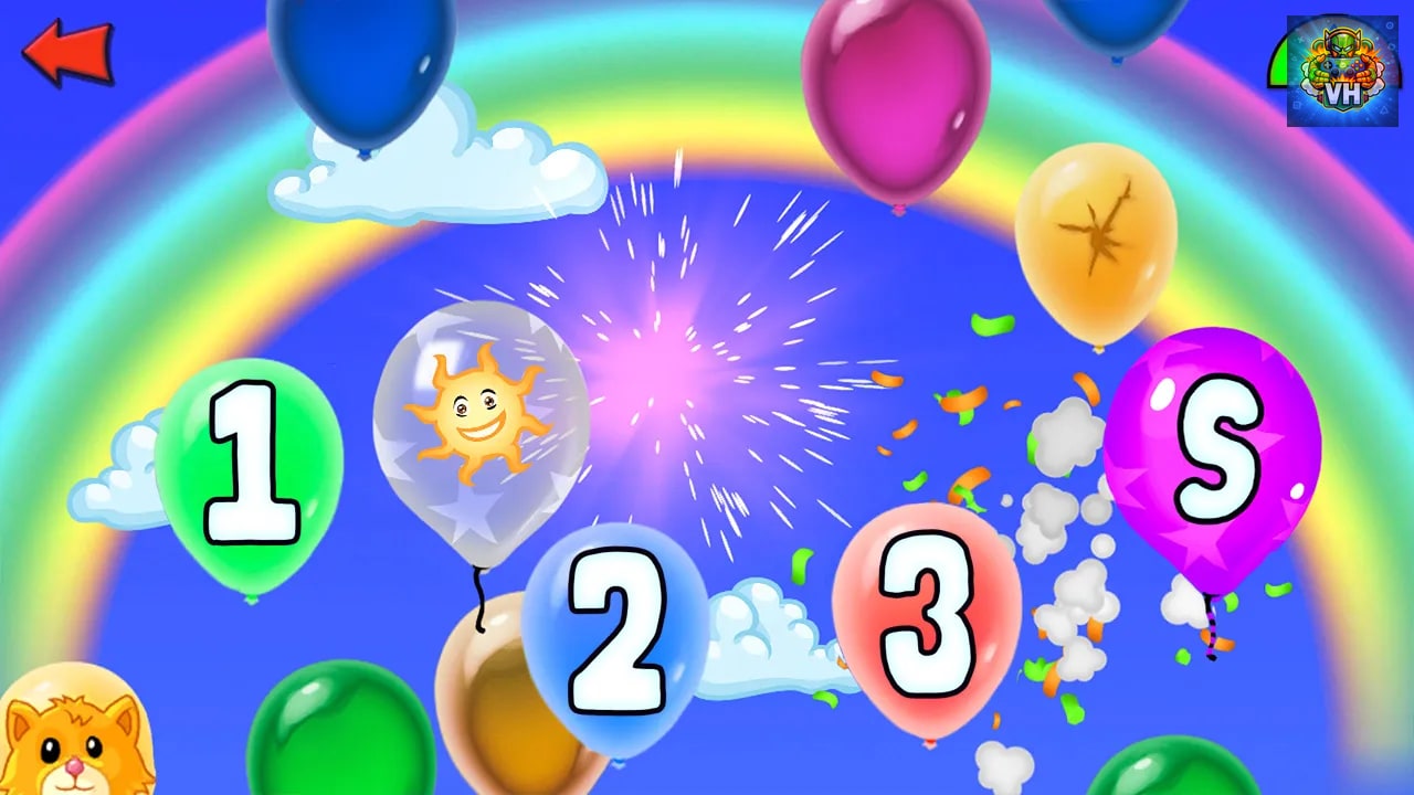 Balloon Pop - Learning Letters, Numbers, Colors, Game for Kids Nintendo Switch - ảnh màn hình 3