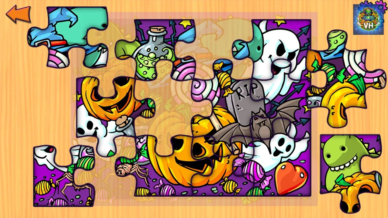 Halloween Jigsaw Puzzles - Puzzle Game for Kids & Toddlers Nintendo Switch - ảnh màn hình 2