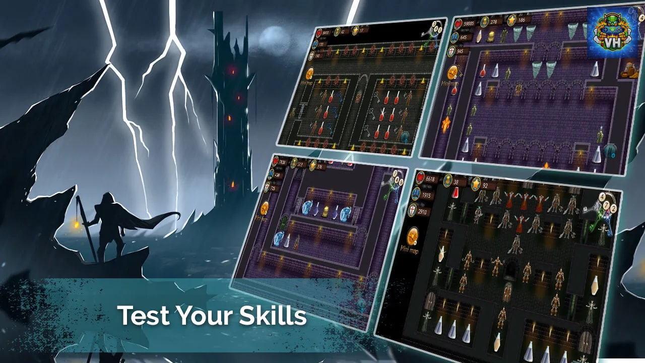 Dark Tower: RPG Dungeon Puzzle Nintendo Switch - ảnh màn hình 9