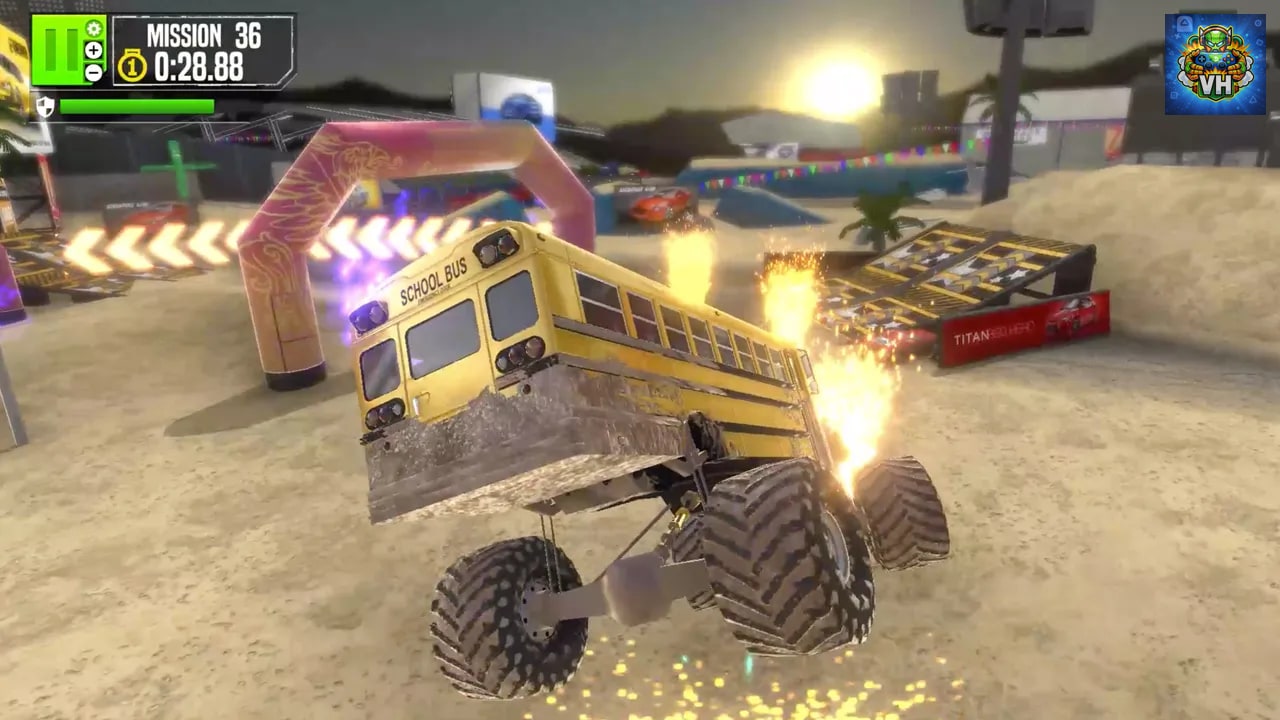 Monster Truck XT Airport Derby Nintendo Switch - ảnh màn hình 4