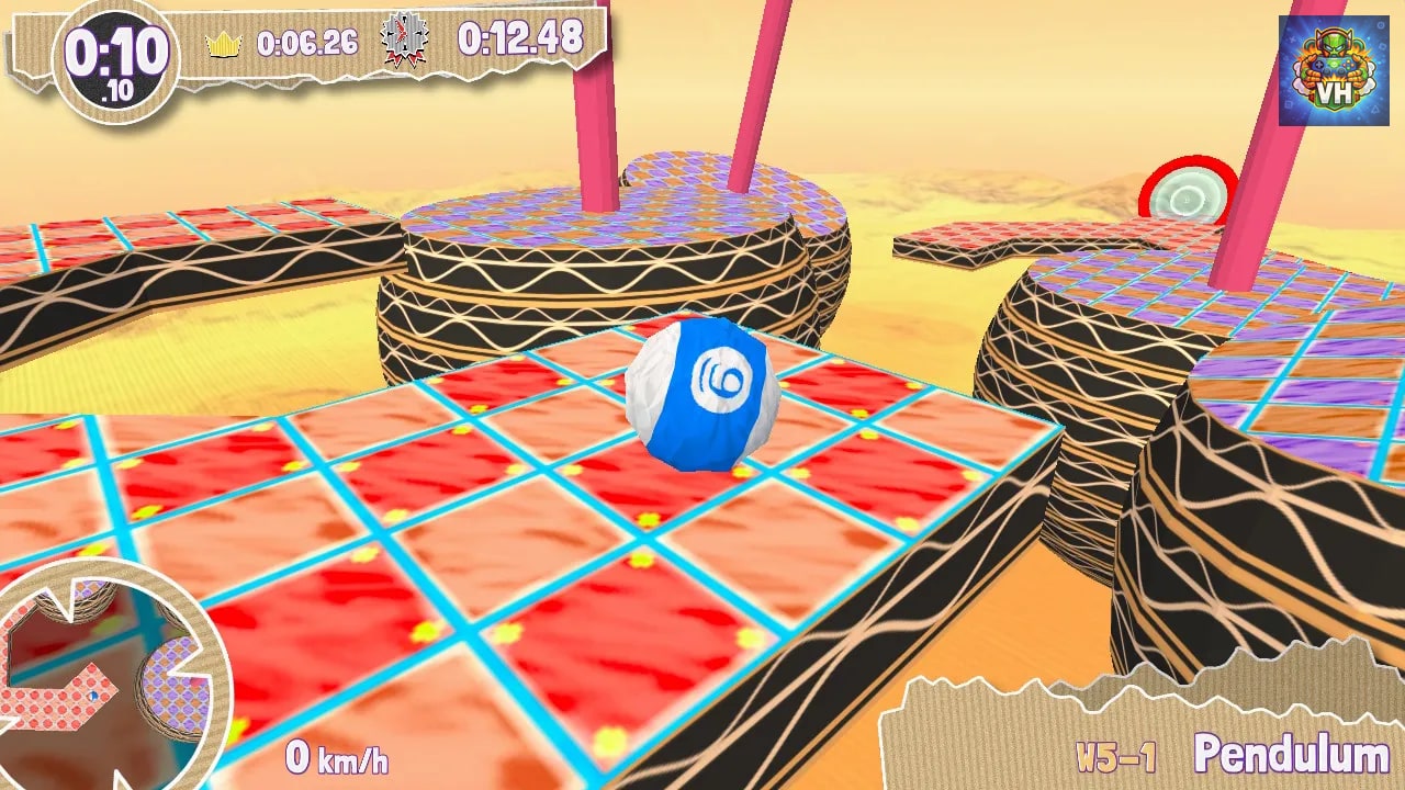 Paperball Deluxe Nintendo Switch - ảnh màn hình 1