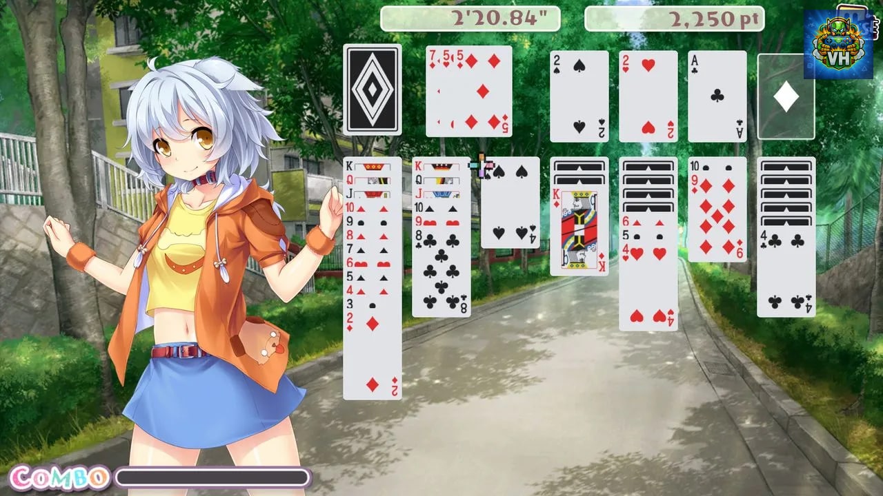Pretty Girls Klondike Solitaire Nintendo Switch - ảnh màn hình 1