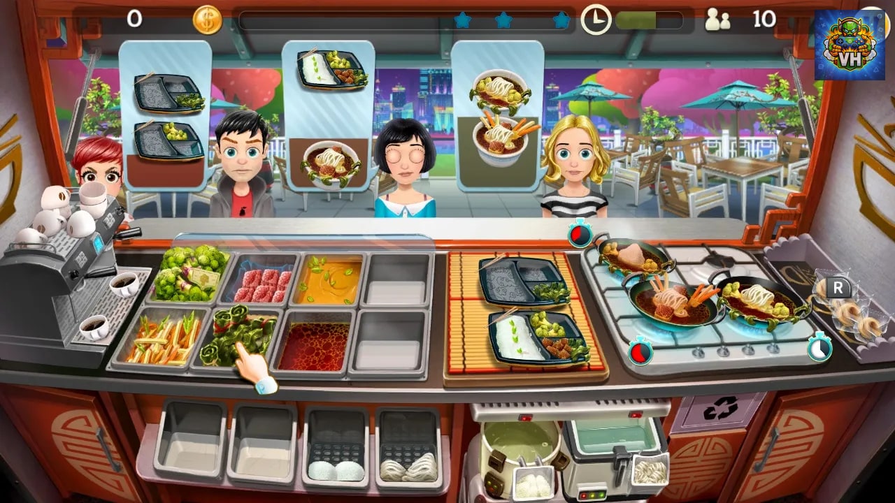 Food Truck Tycoon - Asian Cuisine Nintendo Switch - ảnh màn hình 5