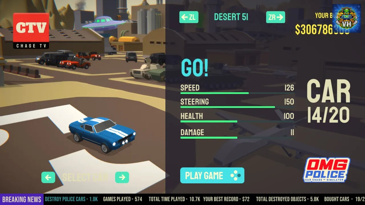 OMG Police - Car Chase TV Simulator Nintendo Switch - ảnh màn hình 2