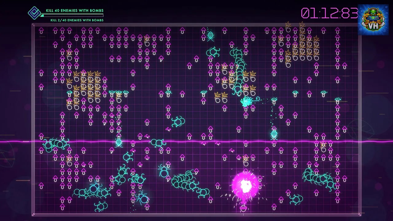 Centipede: Recharged Nintendo Switch - ảnh màn hình 3