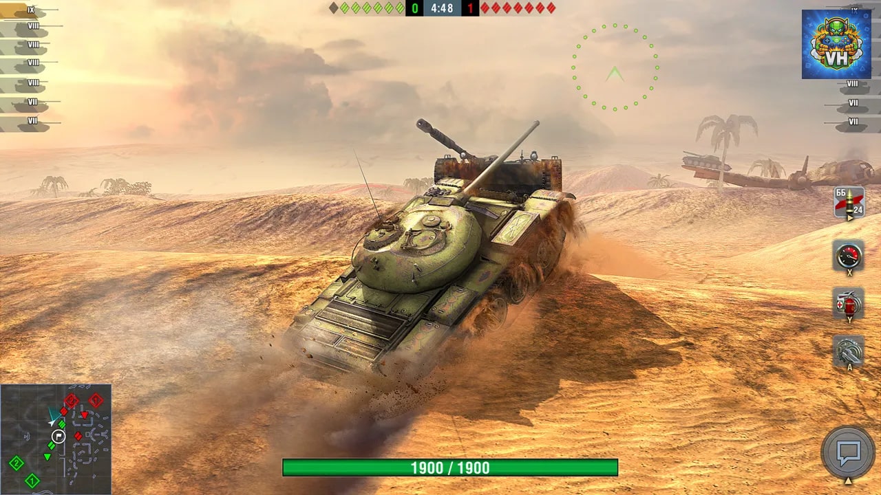World of Tanks Blitz Nintendo Switch - ảnh màn hình 1