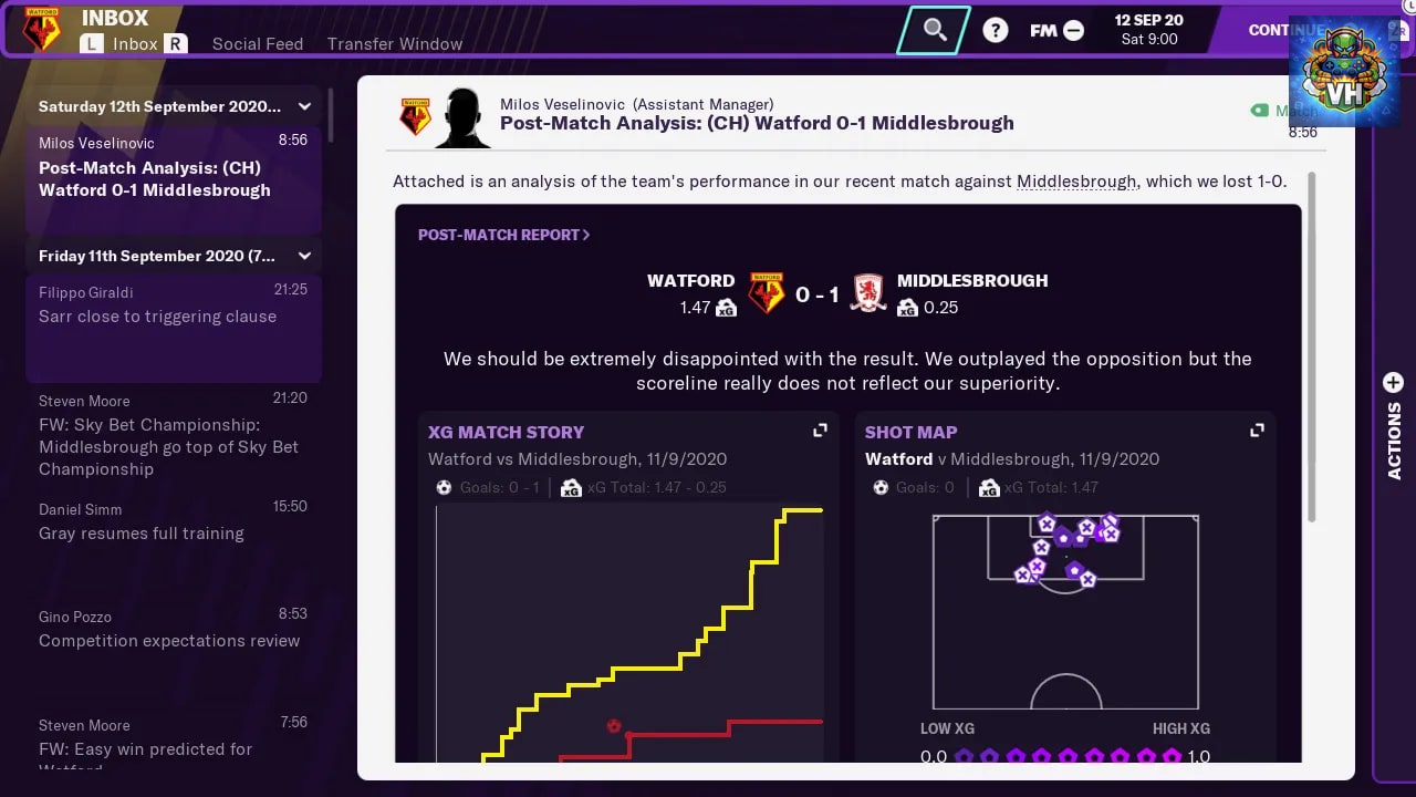 Football Manager 2021 Touch Nintendo Switch - ảnh màn hình 1