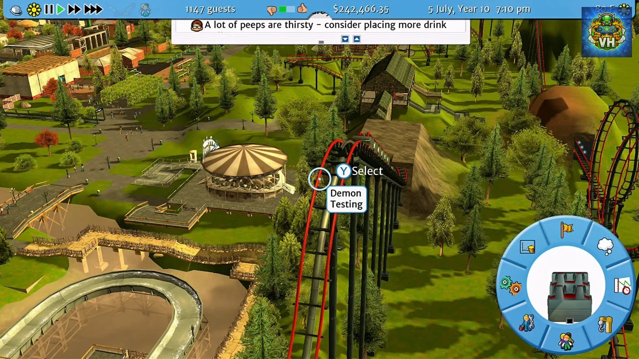 RollerCoaster Tycoon 3 Complete Edition Nintendo Switch - ảnh màn hình 7
