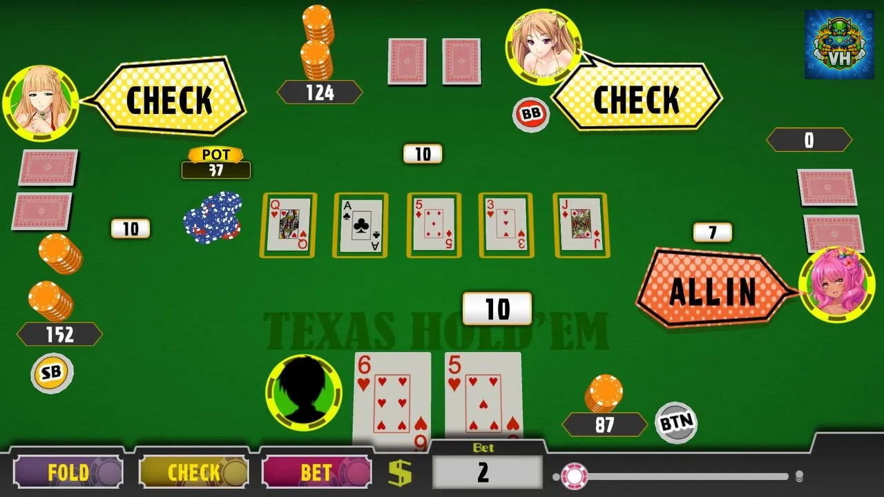 Poker Pretty Girls Battle: Texas Hold'em Nintendo Switch - ảnh màn hình 3