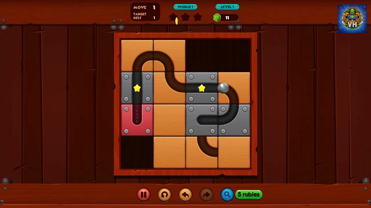 Let it roll slide puzzle Nintendo Switch - ảnh màn hình 5