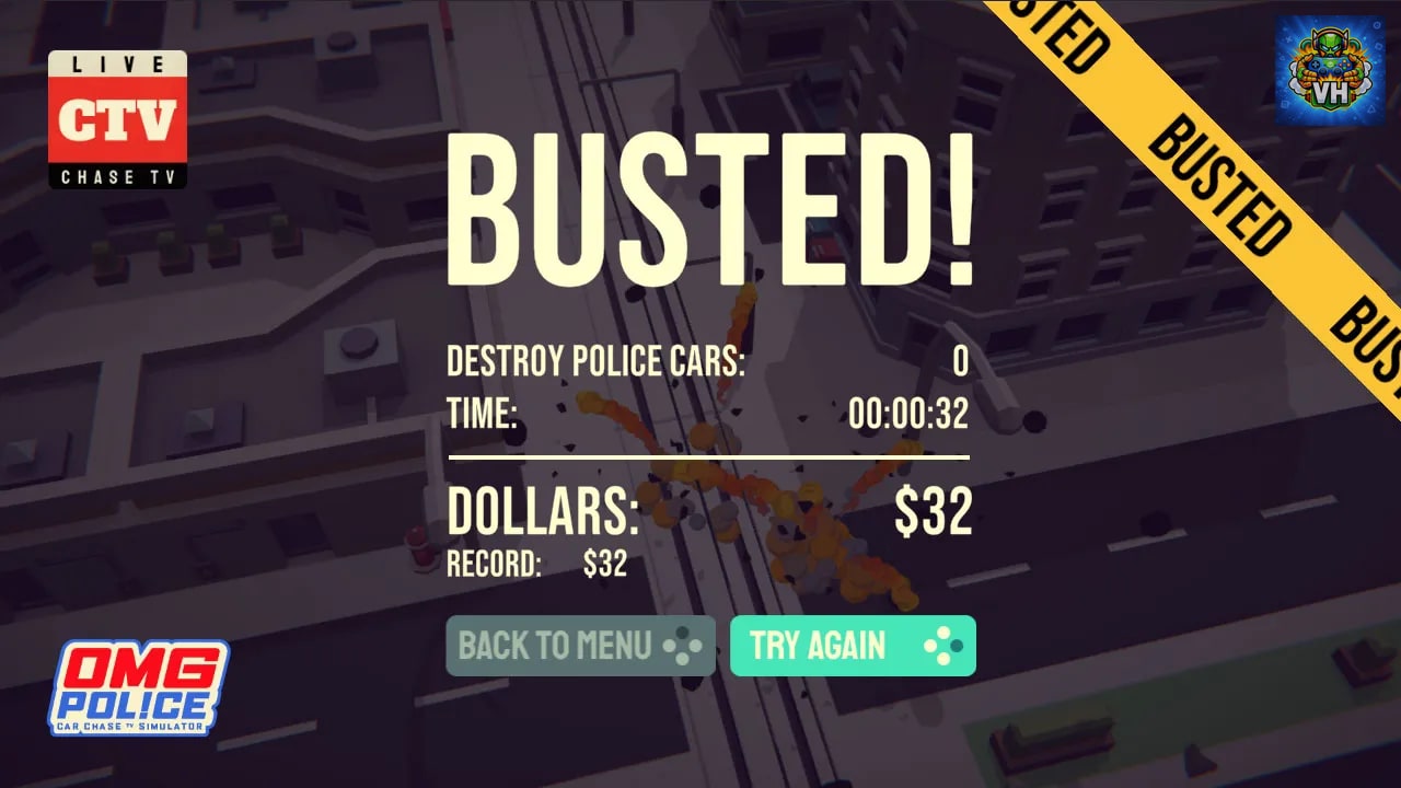 OMG Police - Car Chase TV Simulator Nintendo Switch - ảnh màn hình 1