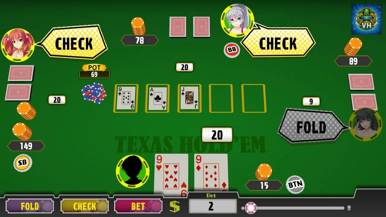 Poker Pretty Girls Battle: Texas Hold'em Nintendo Switch - ảnh màn hình 5