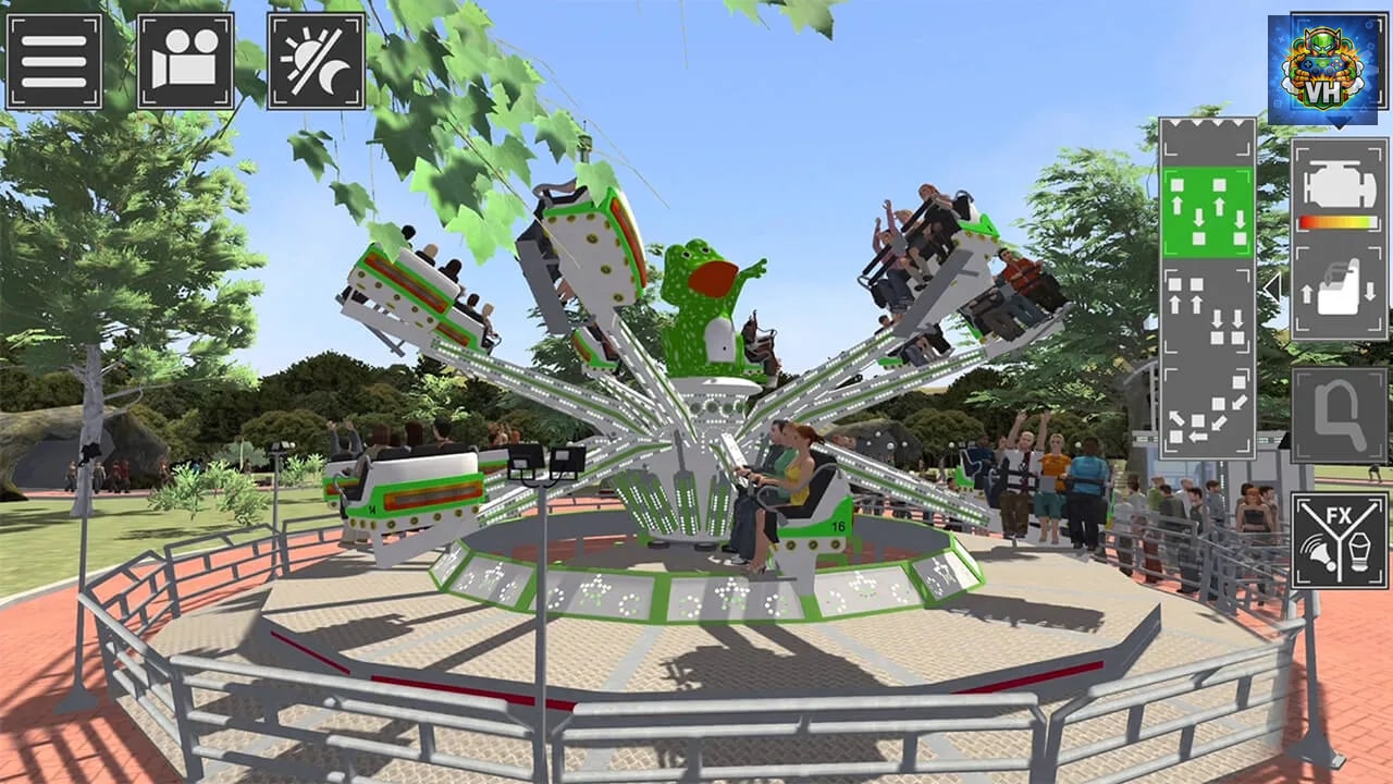 Theme Park Simulator: Rollecoaster & Thrill Rides Nintendo Switch - ảnh màn hình 4