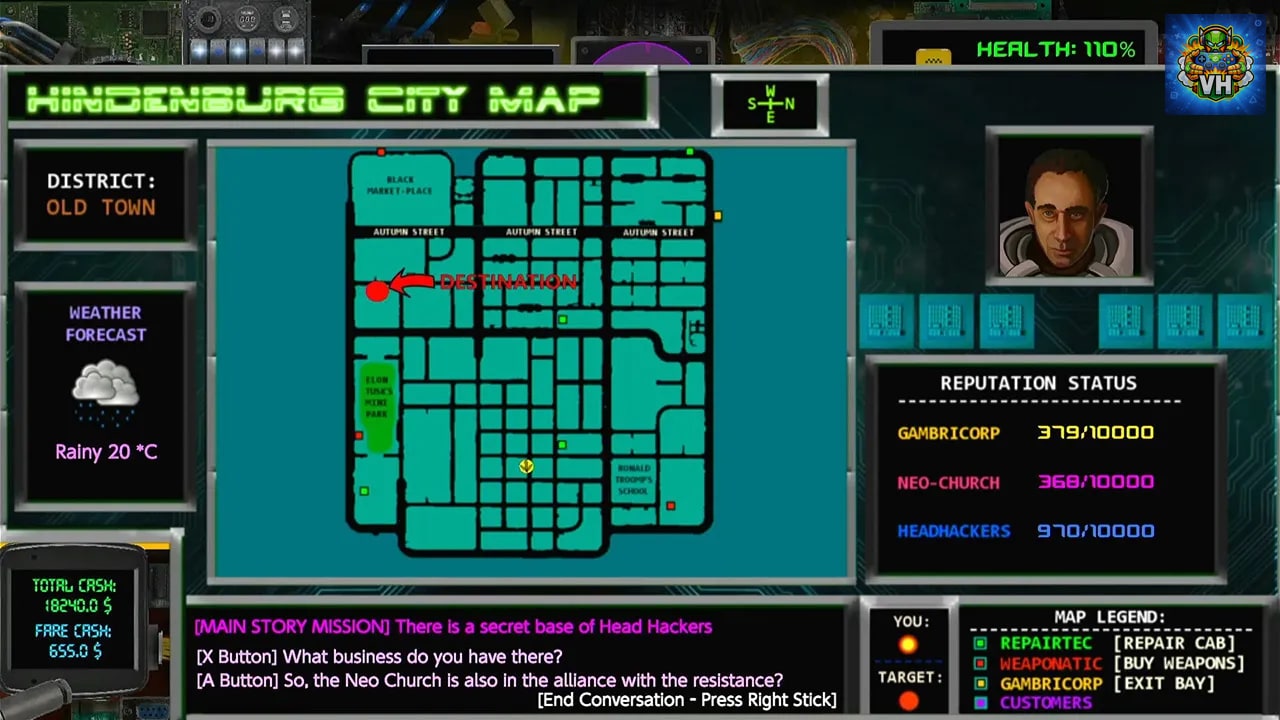 CyberTaxi Nintendo Switch - ảnh màn hình 5