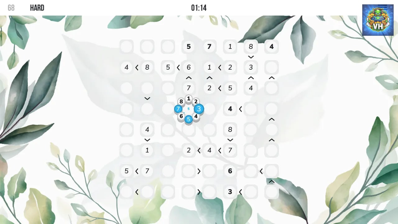 Futoshiki Math Nintendo Switch - ảnh màn hình 1