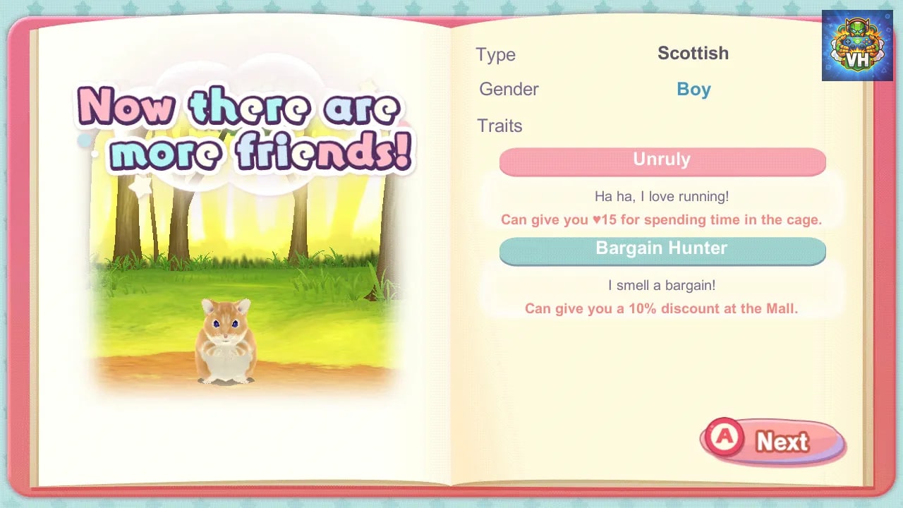 Tales of Djungarian Hamster Nintendo Switch - ảnh màn hình 1