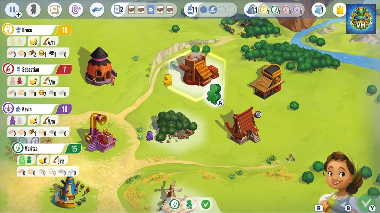 Charterstone: Digital Edition Nintendo Switch - ảnh màn hình 1