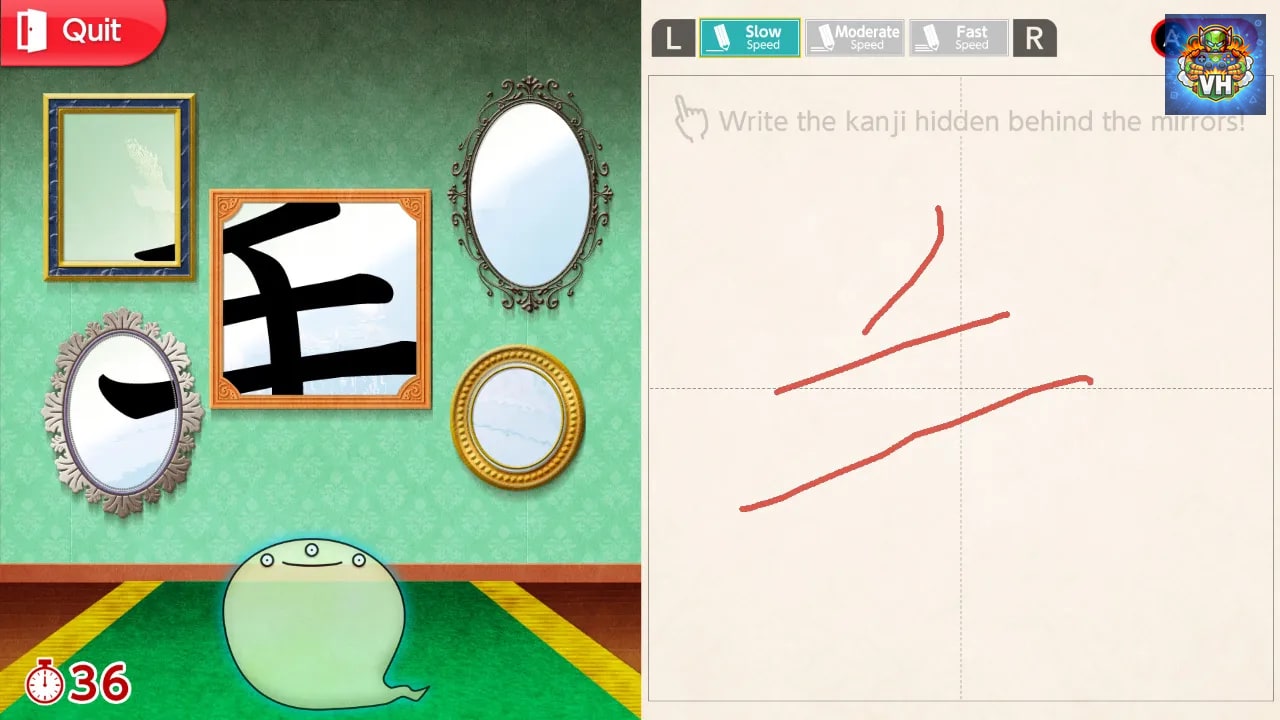 Greco’s Hall of Kanji　Learn Japanese< Beginner > Nintendo Switch - ảnh màn hình 3