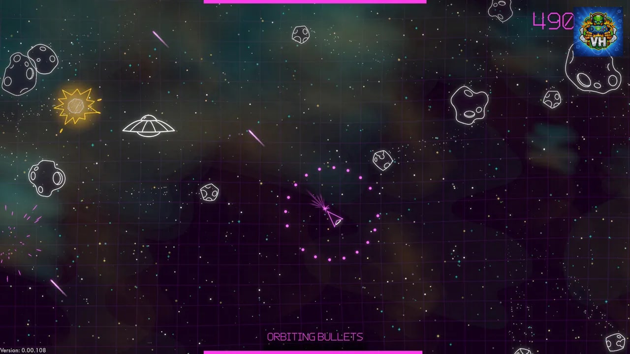 Asteroids: Recharged Nintendo Switch - ảnh màn hình 2