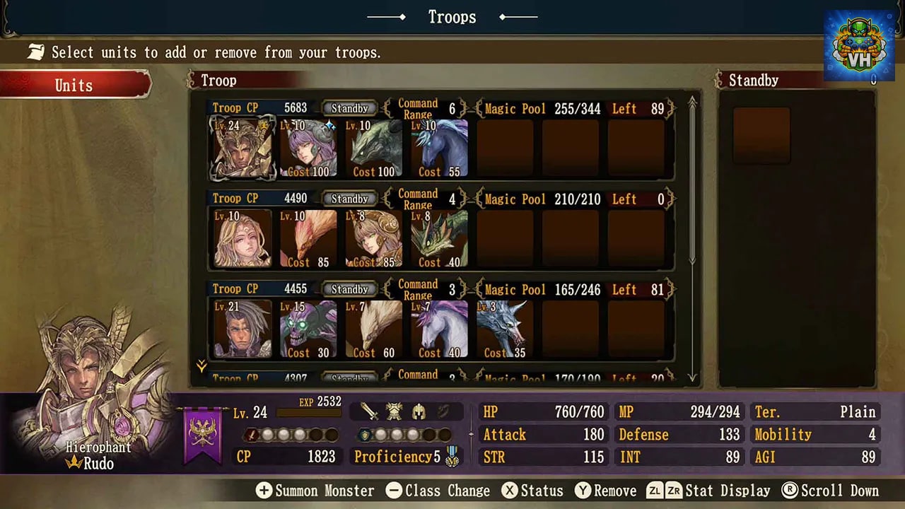 BRIGANDINE The Legend of Runersia Nintendo Switch - ảnh màn hình 2