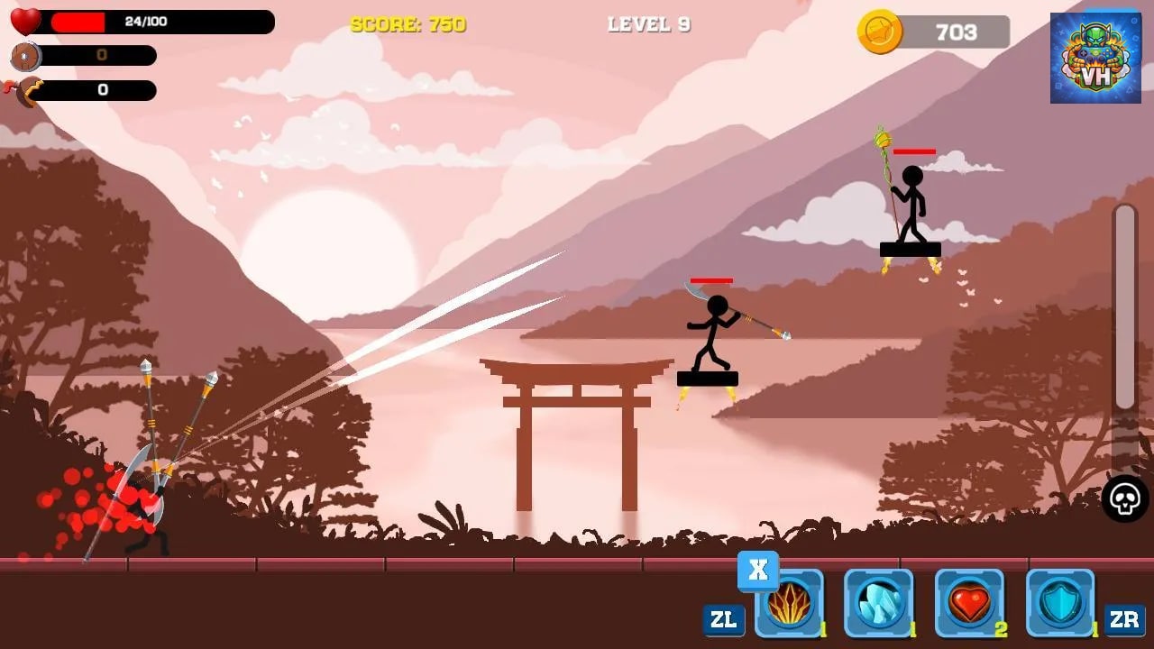 Stickman: Far East Battle Nintendo Switch - ảnh màn hình 1