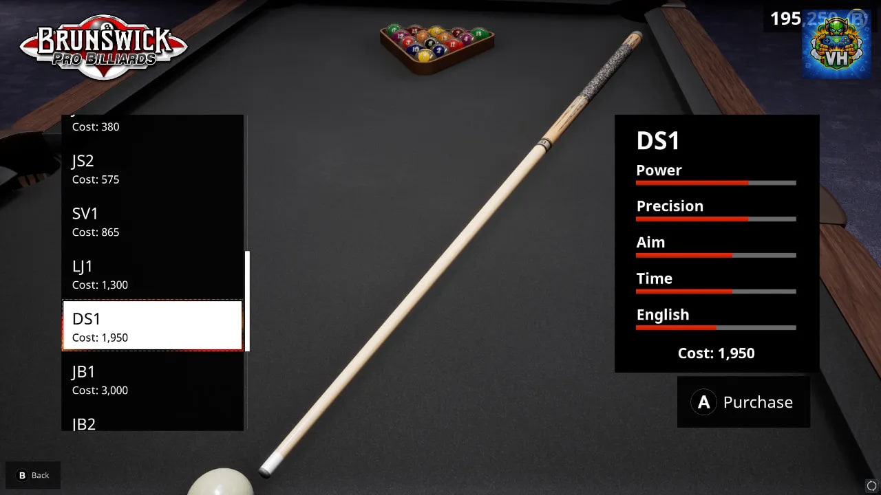 Brunswick Pro Billiards Nintendo Switch - ảnh màn hình 1