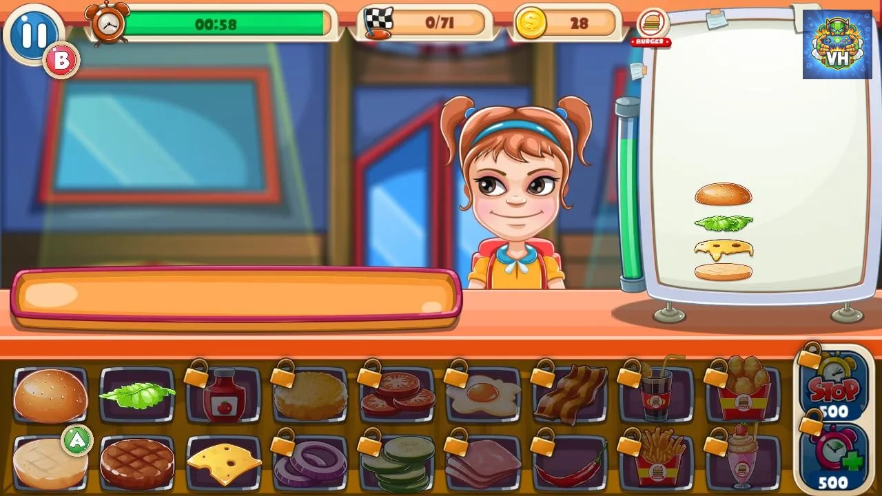 Burger Master Nintendo Switch - ảnh màn hình 1