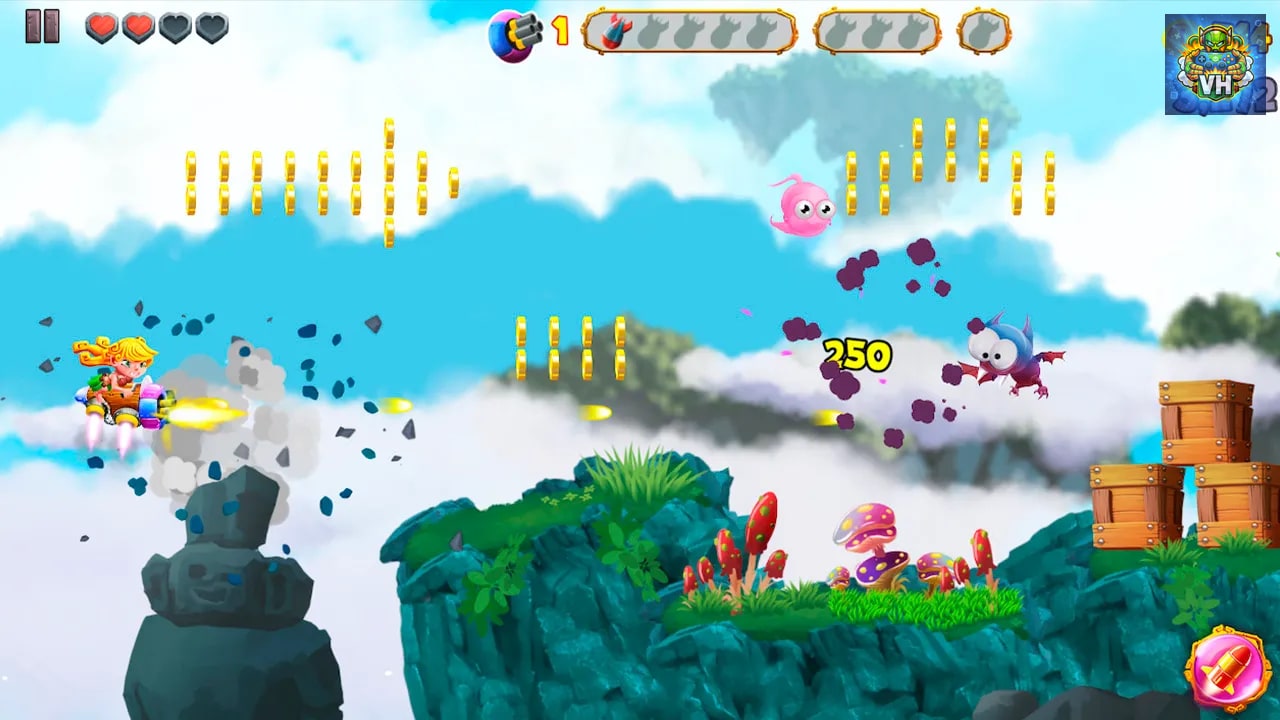 Skyland Rush - Air Raid Attack Nintendo Switch - ảnh màn hình 3