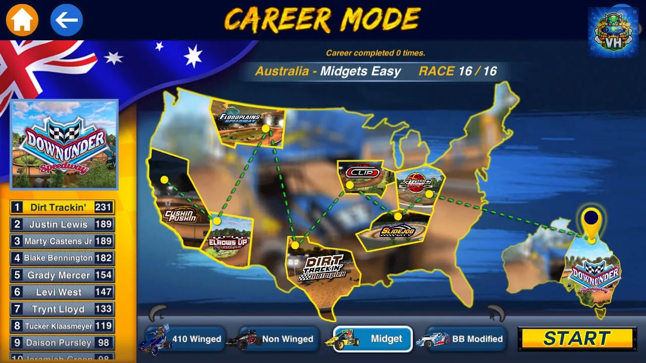 Dirt Trackin Sprint Cars Nintendo Switch - ảnh màn hình 10