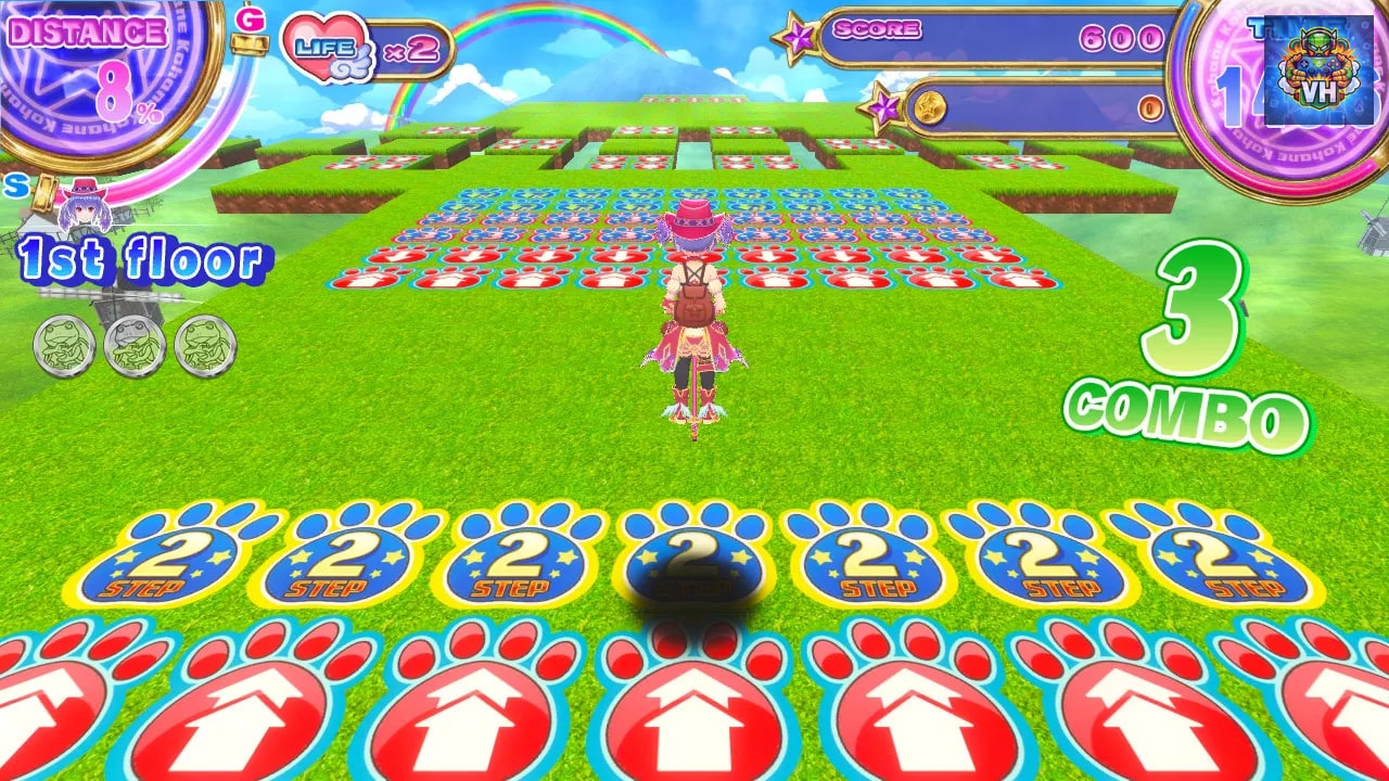 Hopping Girl Kohane Jumping Kingdom -Black Rabbit Princess- Nintendo Switch - ảnh màn hình 6
