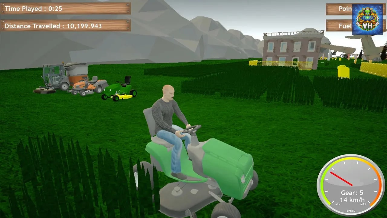 Lawnmower Game: Next Generation Nintendo Switch - ảnh màn hình 5