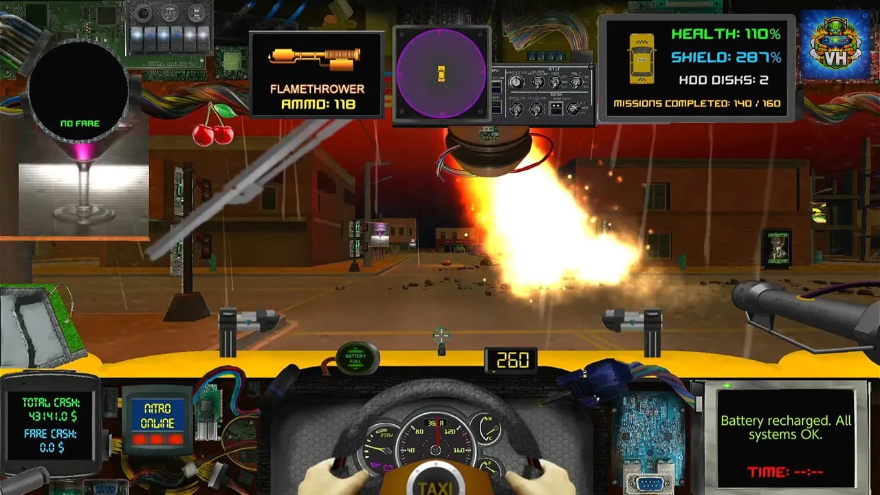 CyberTaxi Nintendo Switch - ảnh màn hình 2