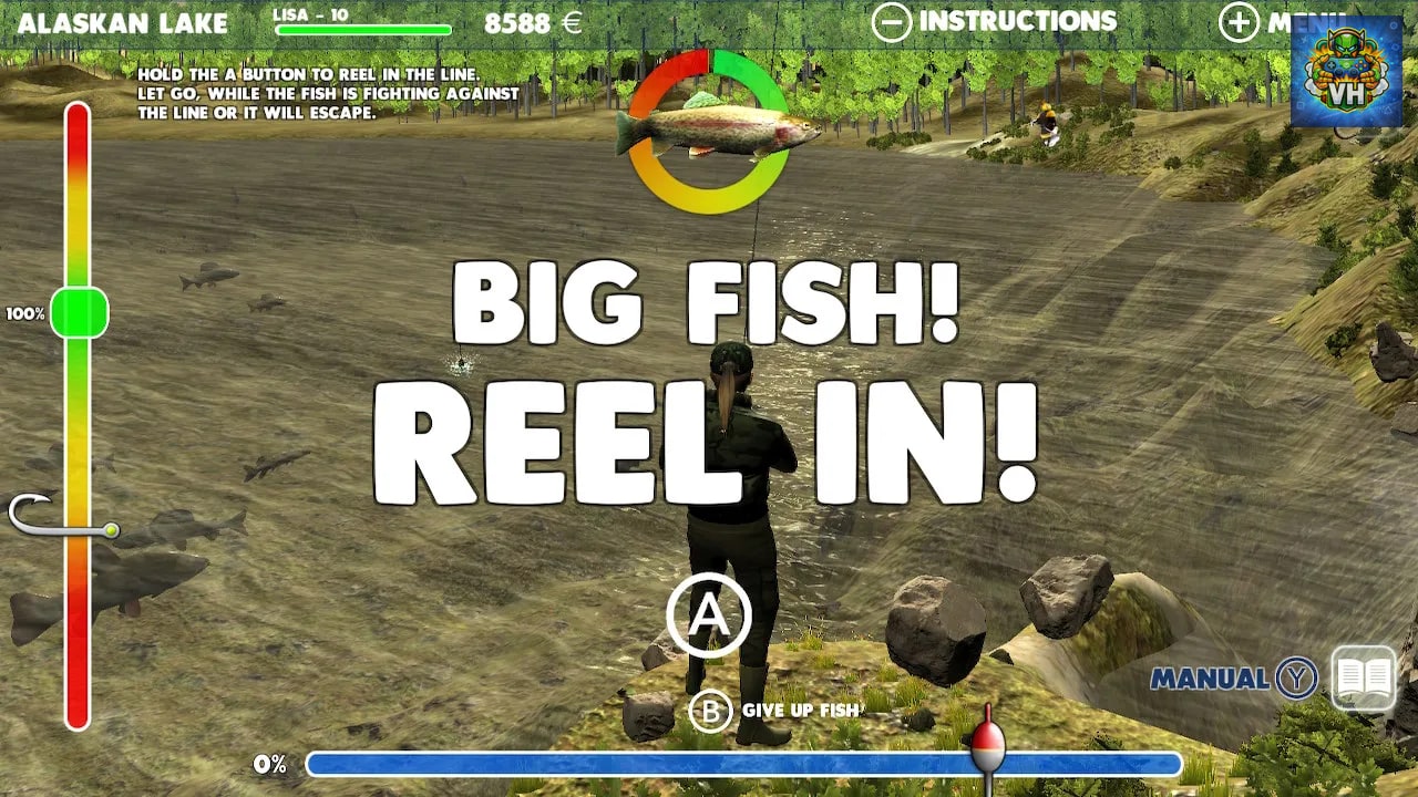 3D Arcade Fishing Nintendo Switch - ảnh màn hình 1