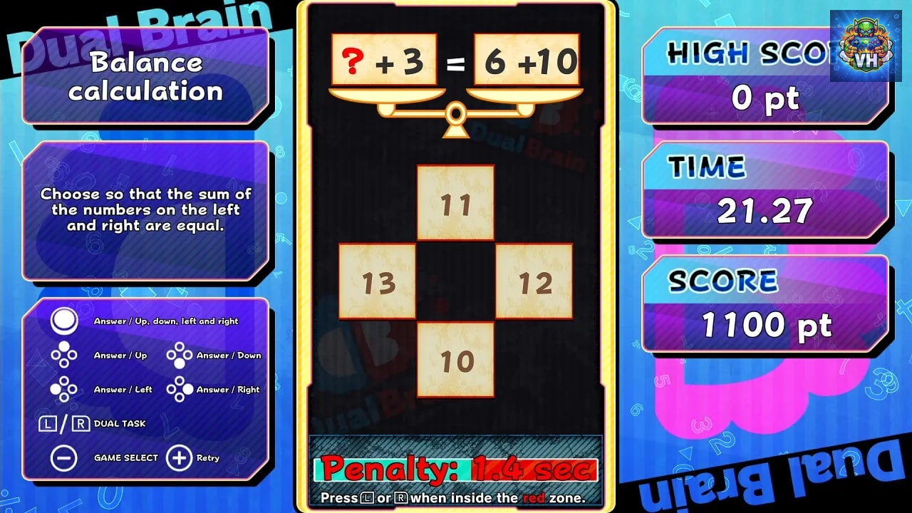 Dual Brain Vol.1: Calculation Nintendo Switch - ảnh màn hình 4