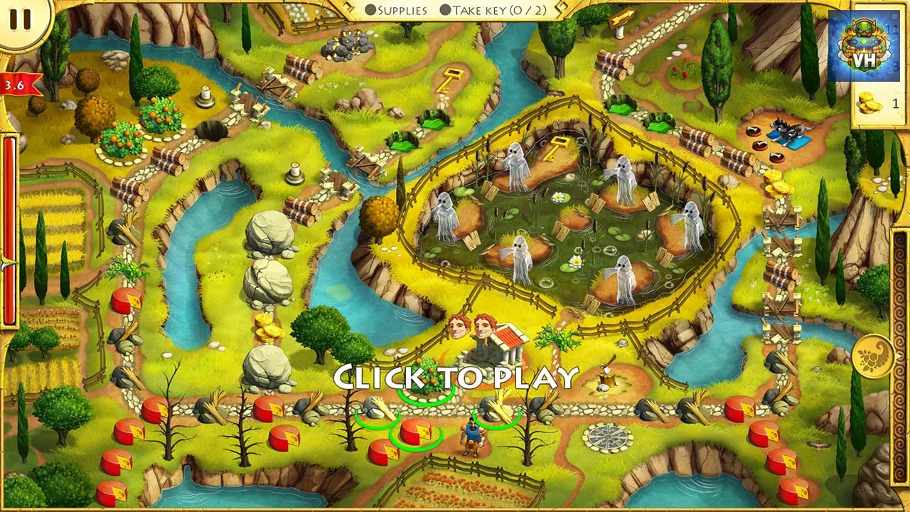 12 Labours of Hercules II: The Cretan Bull Nintendo Switch - ảnh màn hình 5