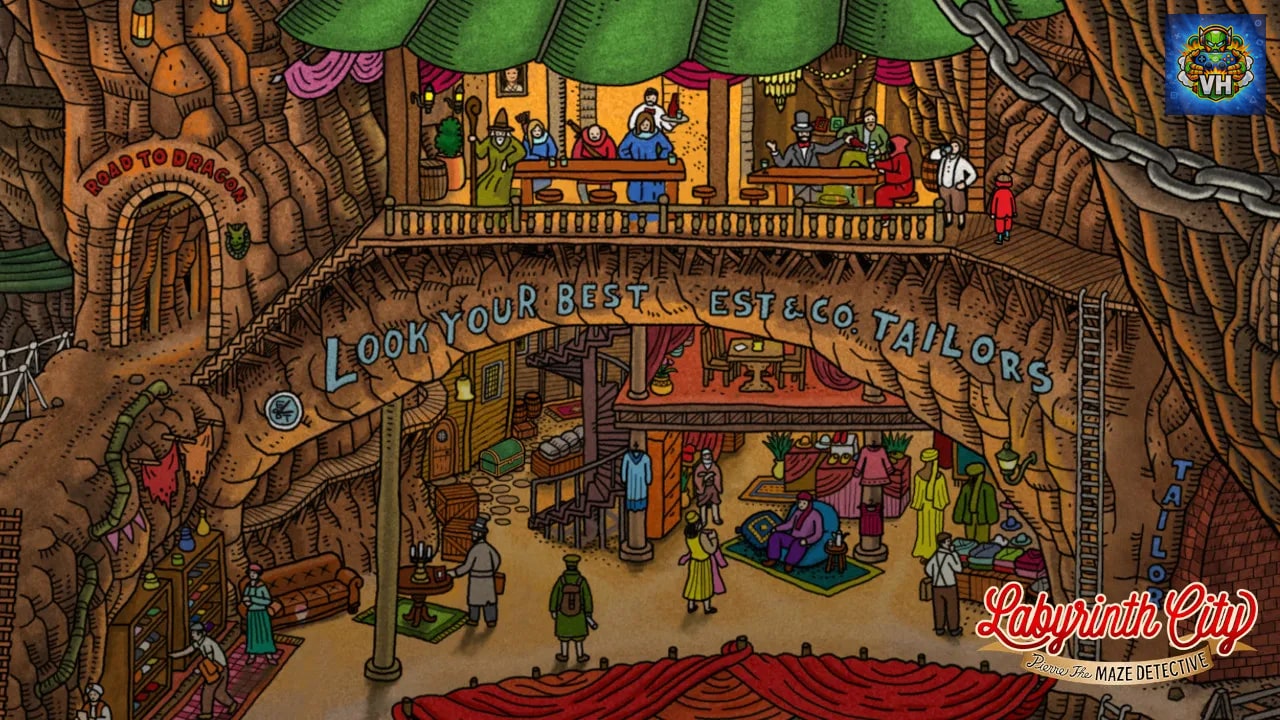 Labyrinth City: Pierre the Maze Detective Nintendo Switch - ảnh màn hình 3