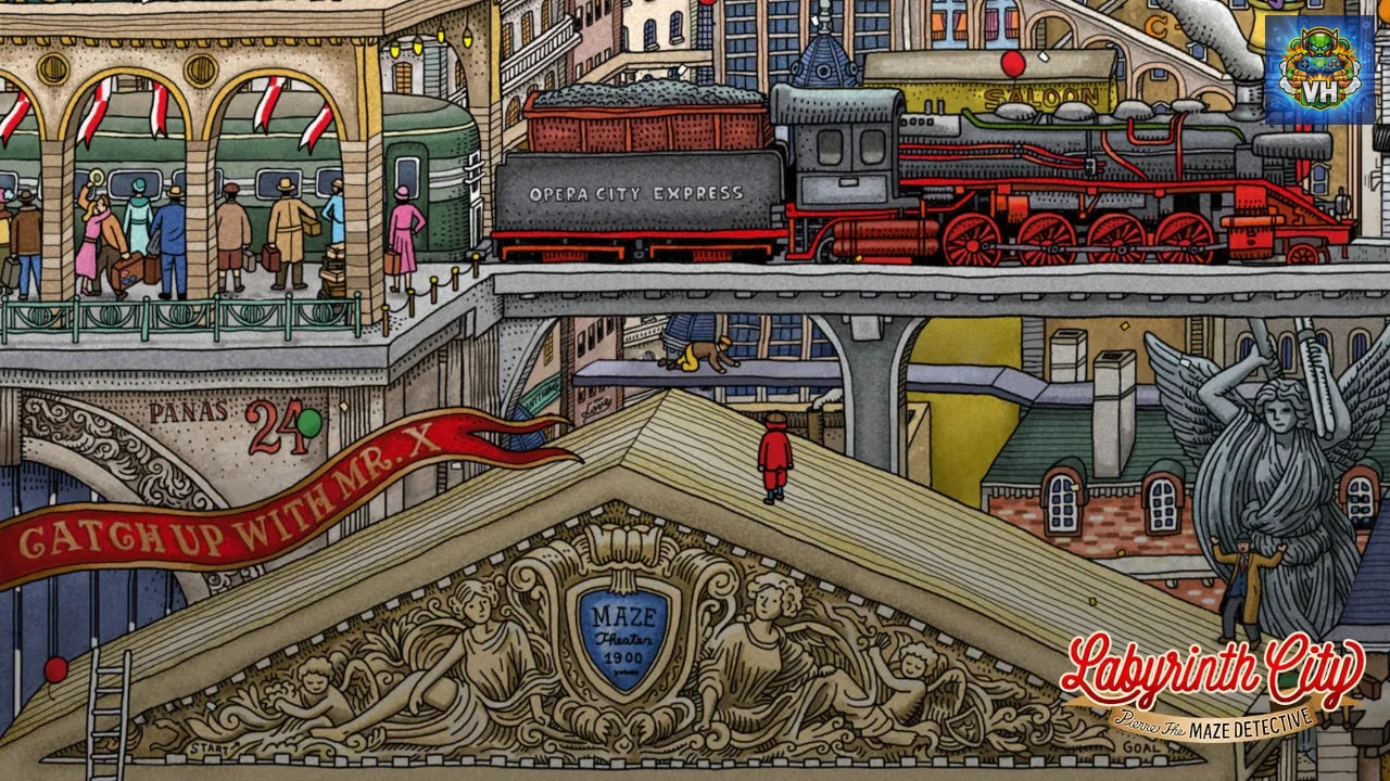 Labyrinth City: Pierre the Maze Detective Nintendo Switch - ảnh màn hình 4