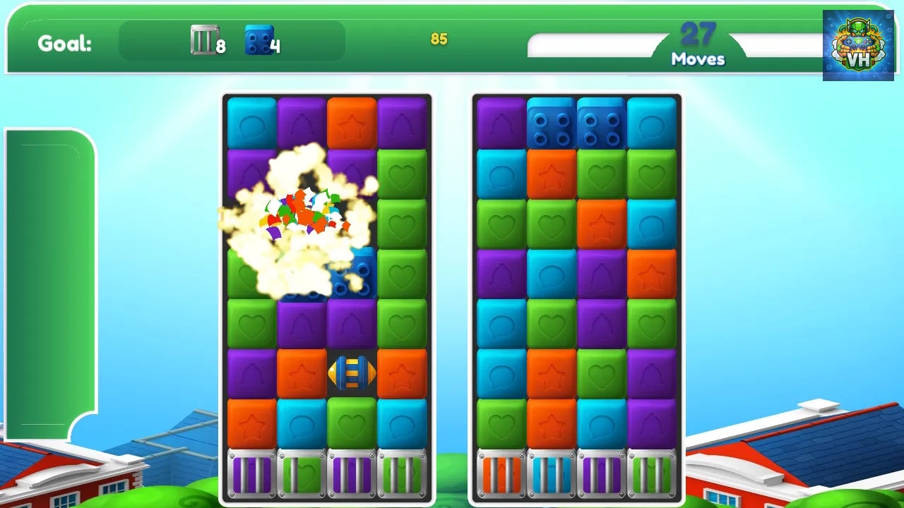 City Match - A Block Pop Puzzle Game Nintendo Switch - ảnh màn hình 5