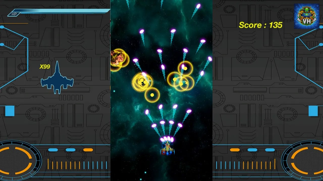 Retro Arcade Shooter - Attack from Pluto Nintendo Switch - ảnh màn hình 1