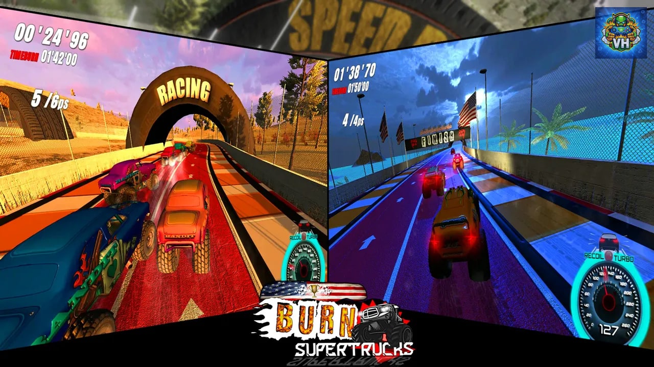Burn! SuperTrucks Nintendo Switch - ảnh màn hình 11
