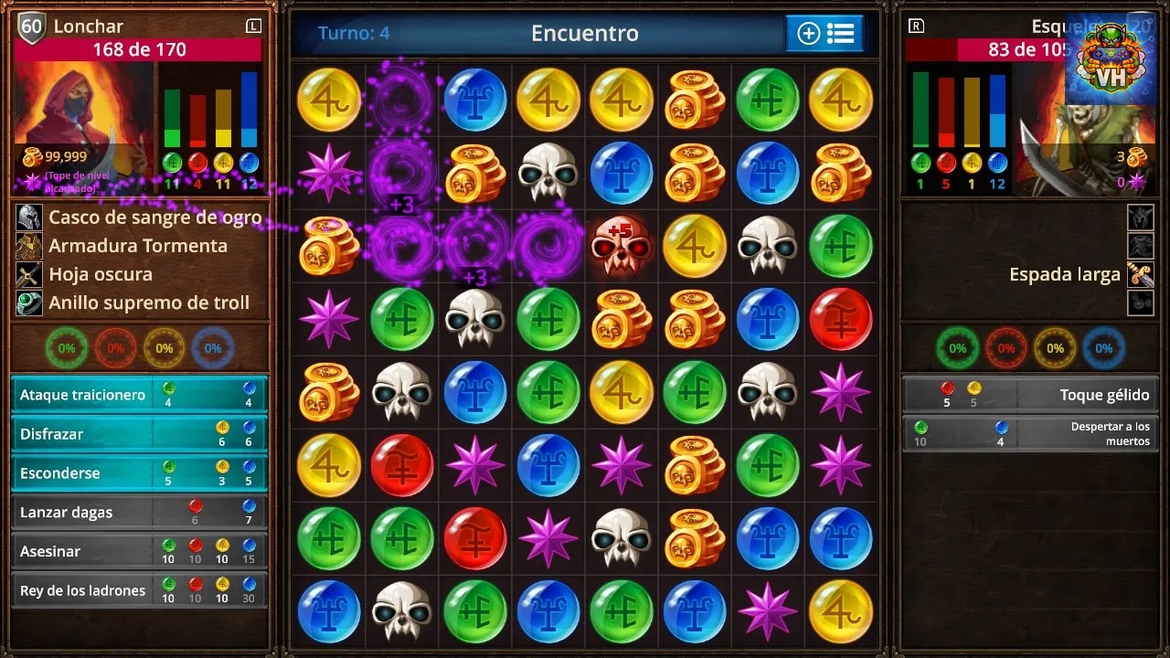 Puzzle Quest: The Legend Returns Nintendo Switch - ảnh màn hình 17