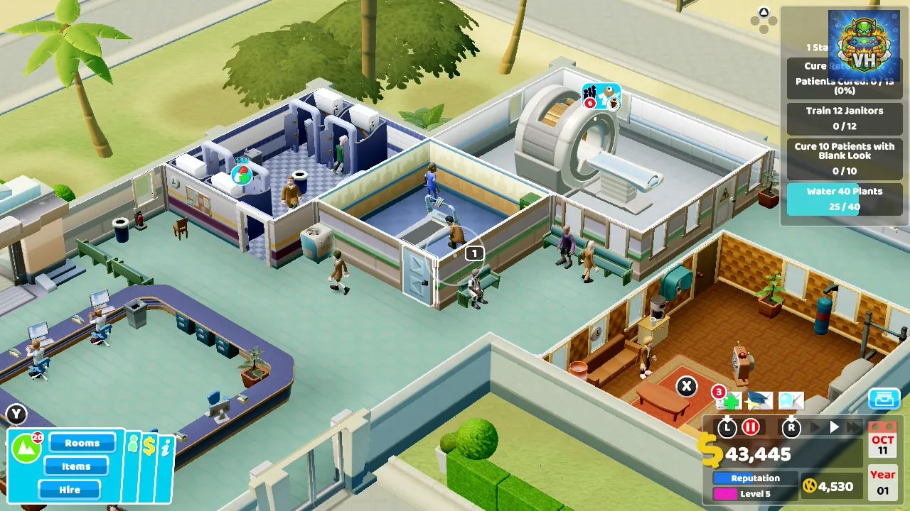 Two Point Hospital™ Nintendo Switch - ảnh màn hình 3