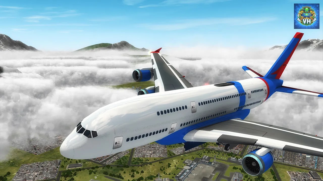 Airplane Flight Simulator Nintendo Switch - ảnh màn hình 1