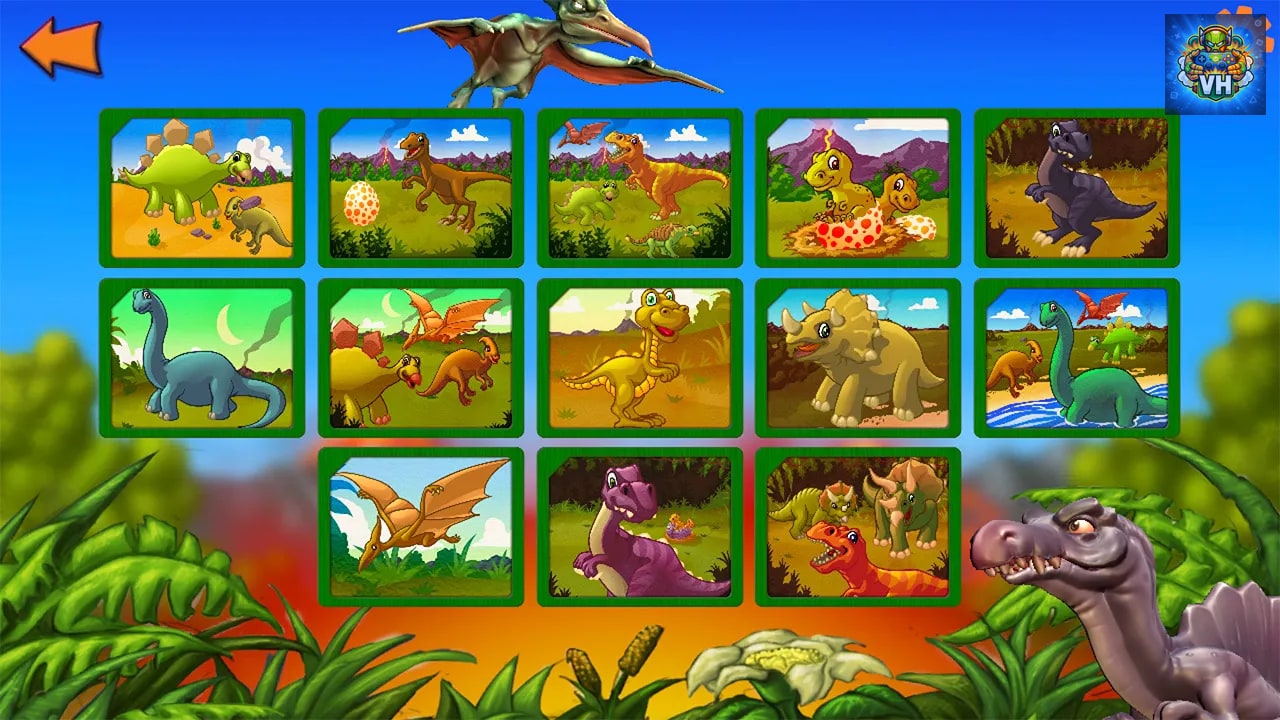 Dinosaur Jigsaw Puzzles - Dino Puzzle Game for Kids & Toddlers Nintendo Switch - ảnh màn hình 5