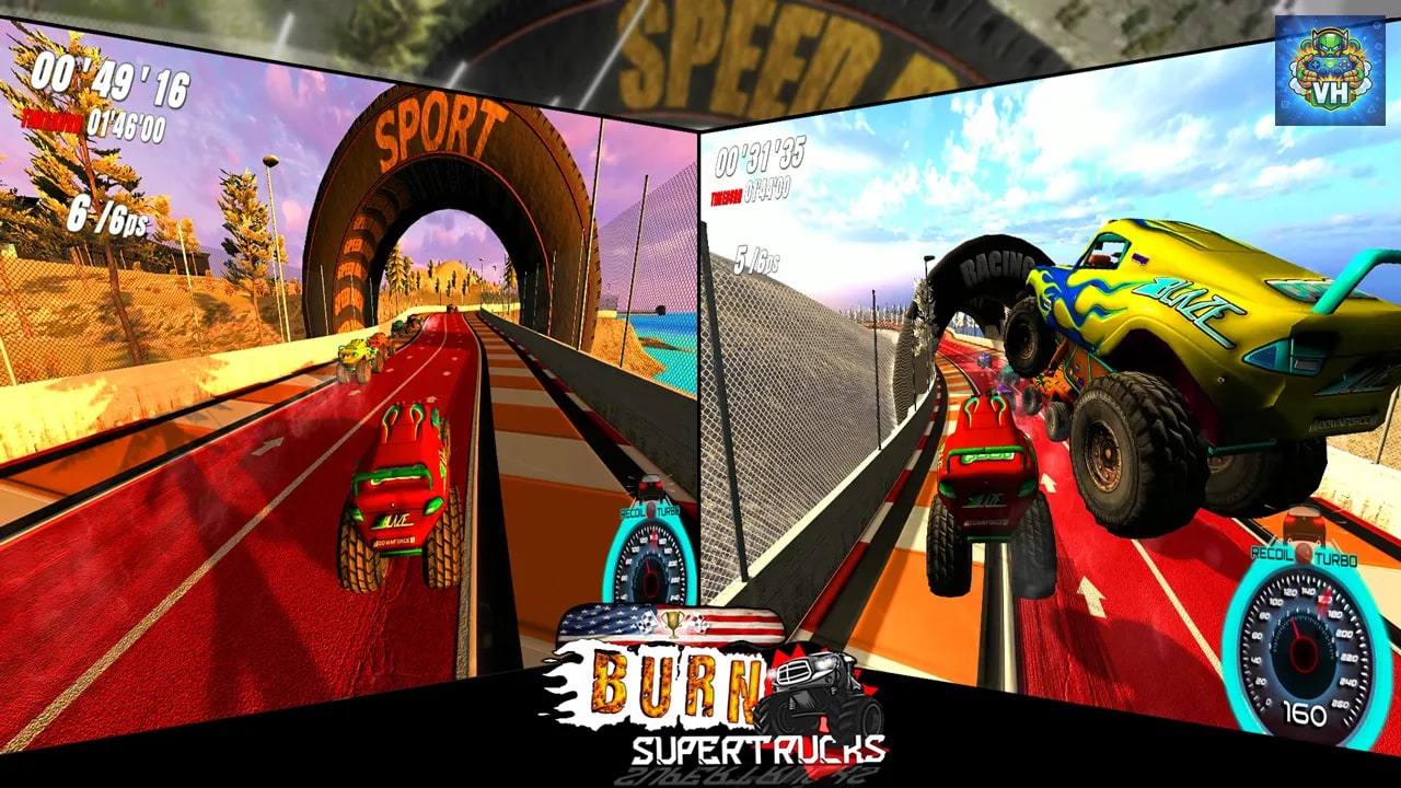 Burn! SuperTrucks Nintendo Switch - ảnh màn hình 9