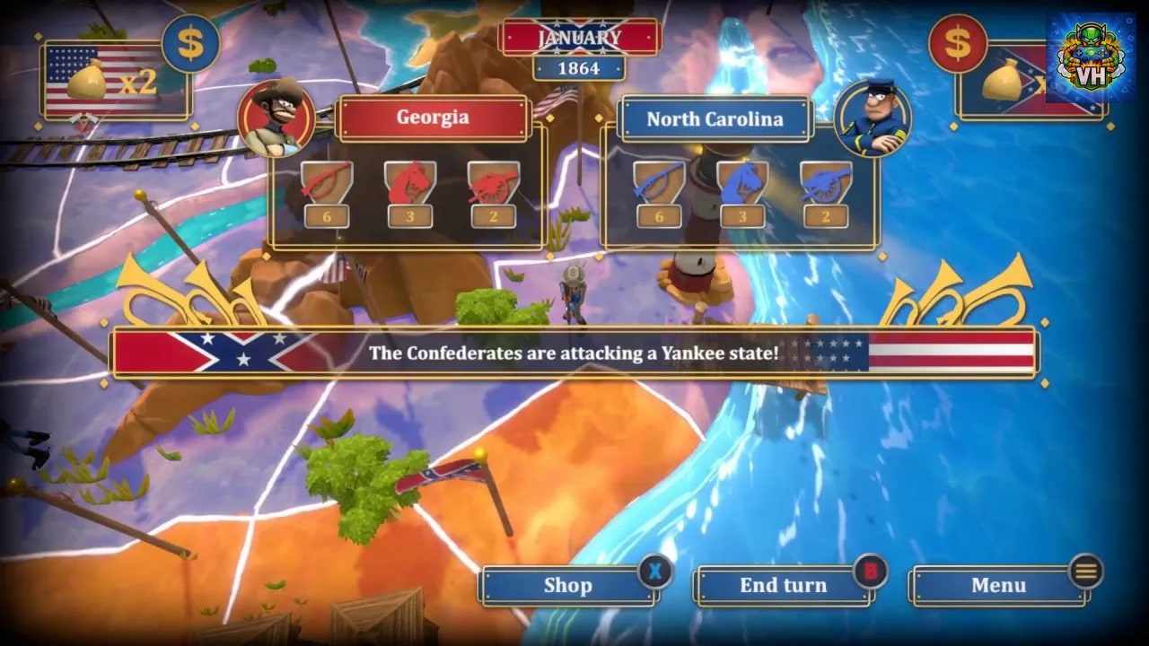 The Bluecoats North & South Nintendo Switch - ảnh màn hình 2