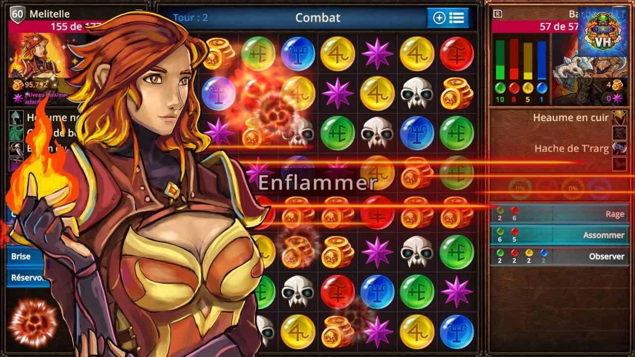 Puzzle Quest: The Legend Returns Nintendo Switch - ảnh màn hình 3