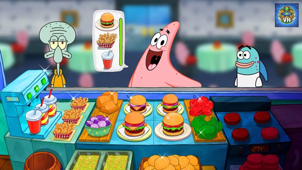 SpongeBob: Krusty Cook-Off Nintendo Switch - ảnh màn hình 4