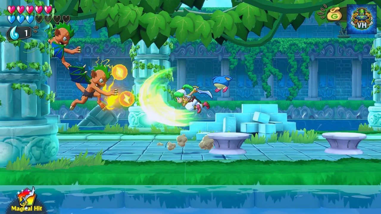 Wonder Boy Asha in Monster World Nintendo Switch - ảnh màn hình 2